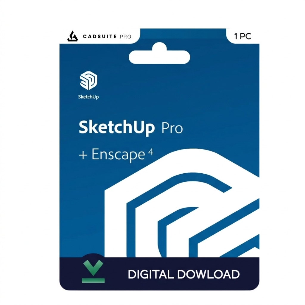 SketchUp Pro + Enscape 4